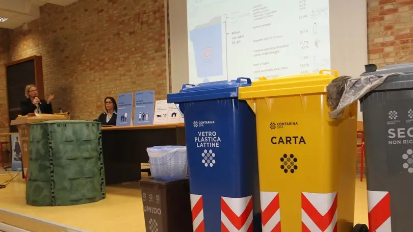 AGOSTINI TREVISO INCONTRO SULLA RACCOLTA PORTA A PORTA ALL'ITIS