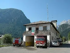 La caserma dei Vigili del fuoco a Santo Stefano