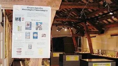 La mostra di minerali allestita ad Agordo