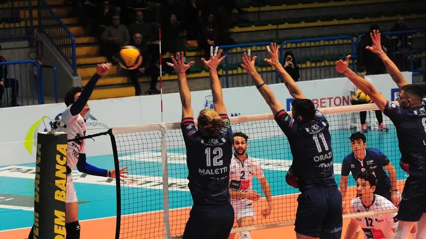 Una fase della partita