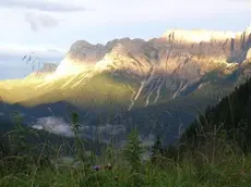 Una vista della Val Visdende dove corre il confine tra Italia e Austria