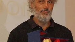 Giuliano De Marchi alla consegna del Pelmo d’oro