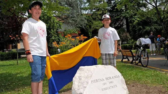 Il parco delle Gabelli viene intotalata a Pierina Boranga, educatrice e maestra della provincia di Belluno