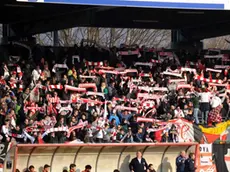 Partita di Serie D tra il Belluno Calcio e il Padova. Il Belluno perde 2-0