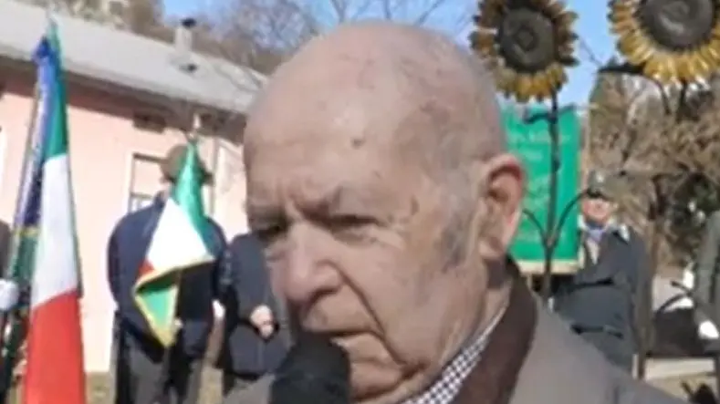 Giovanni Ghiglianovich al Giorno del Ricordo dello scorso 10 febbraio