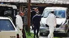 I rilievi dei carabinieri nella casa di Sedico
