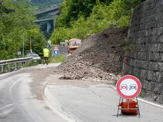 DeMarchi Vittorio Veneto lavori in corso per strada chiusa per frana per il Fadalto