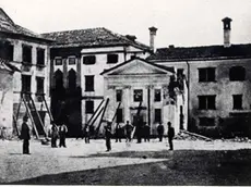 Chiesa di Sant'Andrea dopo il terremoto del 1873