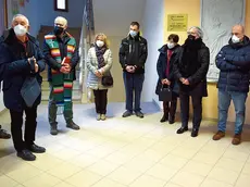 L’inaugurazione del nuovo punto di ascolto Caritas in canonica a Longarone