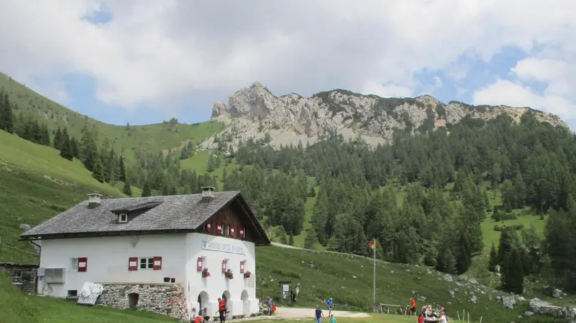 Il rifugio Città di Fiume