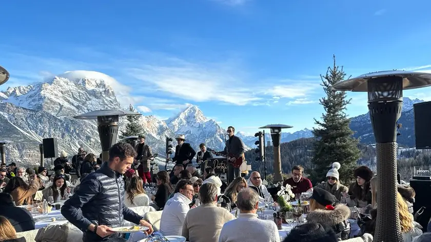 Il ristorante El Camineto a Cortina