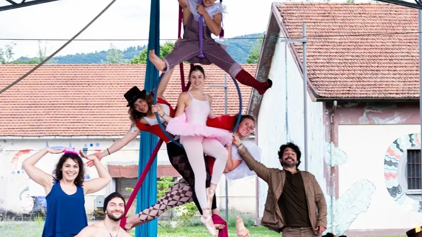 Il gruppo Liberamente Belluno Circo