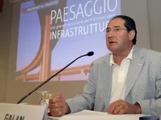 Il ministro Giancarlo Galan ad un convengo sul paesaggio