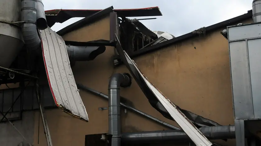 Tromba d'aria a Bastia di Puos d'Alpago