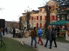 I giardini di villa Sandi Zasso si sono man mano riempiti di visitatori