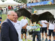 Stefano Da Rin Puppel - Perona - Auronzo di Cadore - Lazio vs Spal - Il Presidente della Lazio Claudio Lotito con Olimpia e Juan