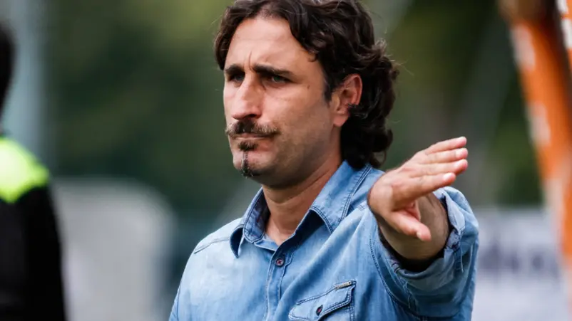 CALCIO CALVI VS BELLUNO, IN FOTO ROBERTO VECCHIATO ALLENATORE BELLUNO-