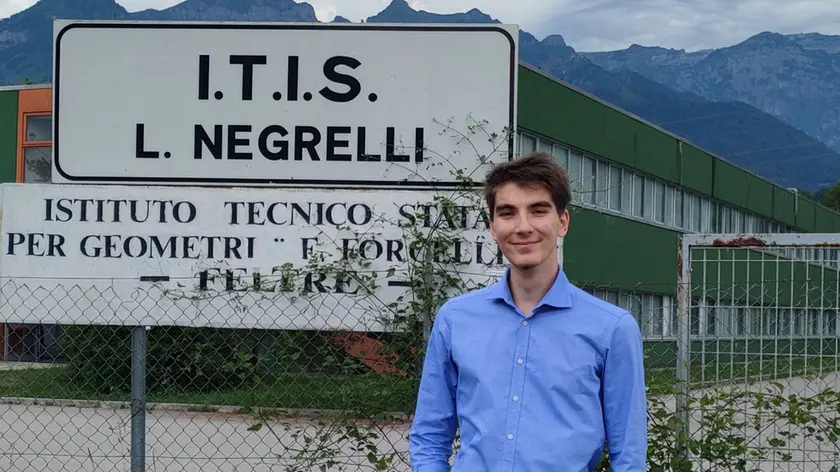 Matteo Possamai è uscito con la lode dal Negrelli