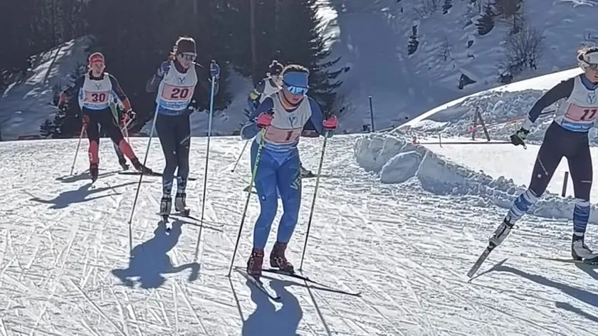 Vanessa Cagnati in azione a Slingia
