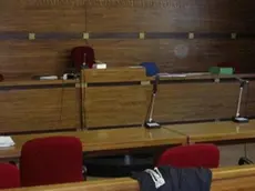 L'aula del giudice di pace di Feltre E' in netto aumento il numero di cause per motivi anche banali