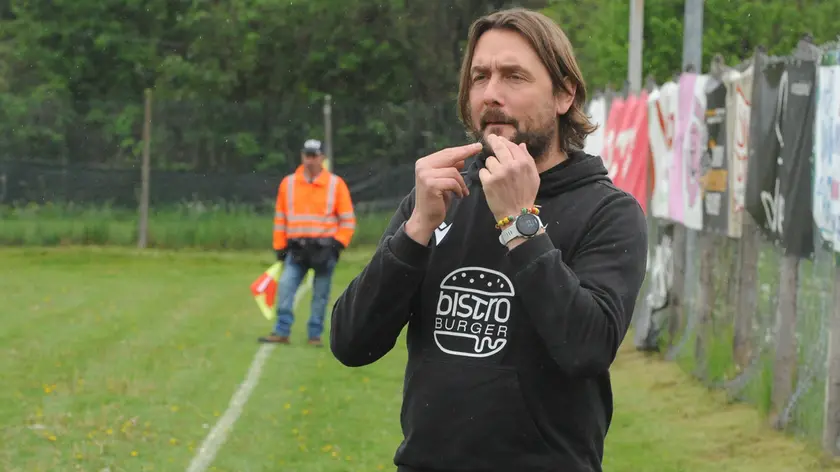 L'allenatore Enrico Barp