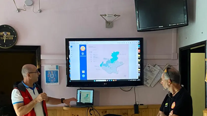 L'incontro a Provagna di Longarone per illustrare il progetto del Soccorso alpino