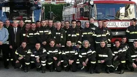 Tutti i vigili del fuoco che hanno partecipato al corso di abilitazione