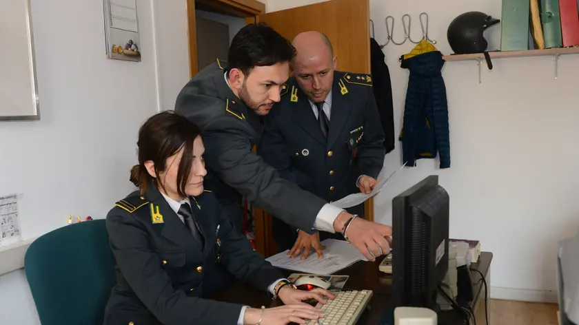 Il personale del Nucleo di polizia tributaria di Belluno