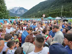 Inzaghi - Allenamento della Lazio ed Inaugurazione del Village - Stadio Zandegiacomo - Auronzo di Cadore
