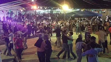 Il pubblico di Melere la festa della Pro Loco di Trichiana