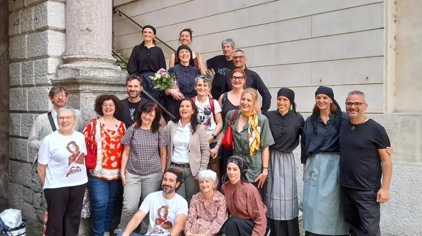 I protagonisti della carovana teatrale "Fortemente donne"