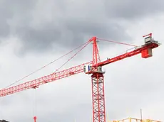 Condominiums Under Construction --- Image by © Nathan Griffith/Corbis