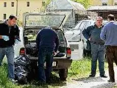 I rilievi sull'auto di Canzan
