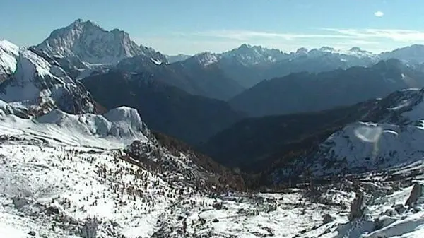 La Marmolada vista dall'Averau