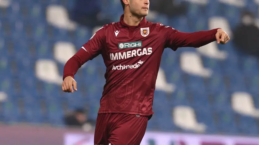 Denis Chiesa con la maglia della Reggiana