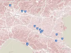 La mappa dei velox abbattuti