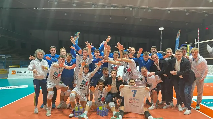 La Da Rold Belluno in festa a fine gara