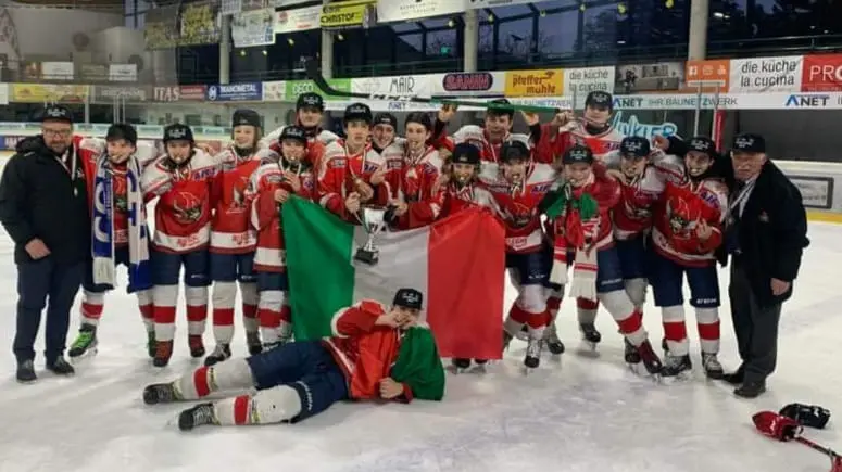 I campioni d'Italia Under 15 di hockey