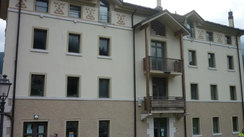 La prestigiosa e ampia sede dell’Um Valboite, a Borca