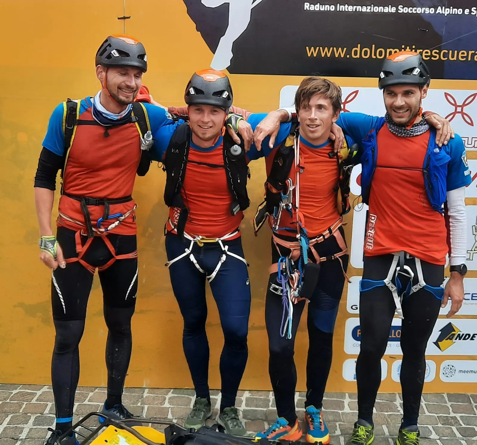 Le premiazioni della Dolomiti Rescue Race
