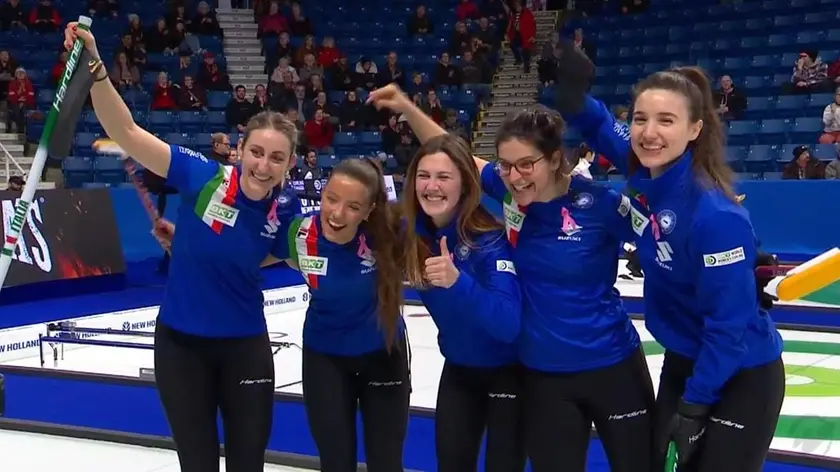 La felicità dell'Italia del curling femminile