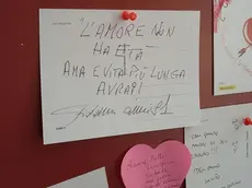 Il messaggio lasciato alle Poste per San Valentino