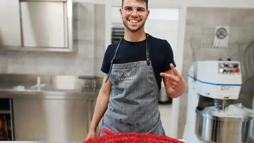 Il pasticciere feltrino Federico Dalle Mule