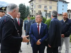 il ministro allo sviluppo economico Zanonato ad Agordo