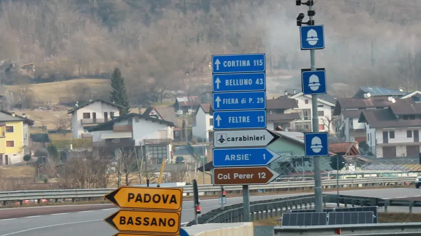 L’autovelox sulla statale 50 del Grappa e passo Rolle