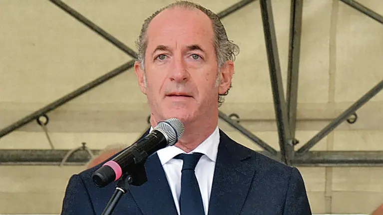 Il presidente della Regione, Luca Zaia