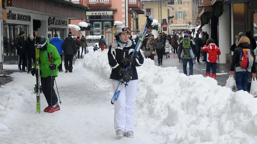 Turisti a Cortina