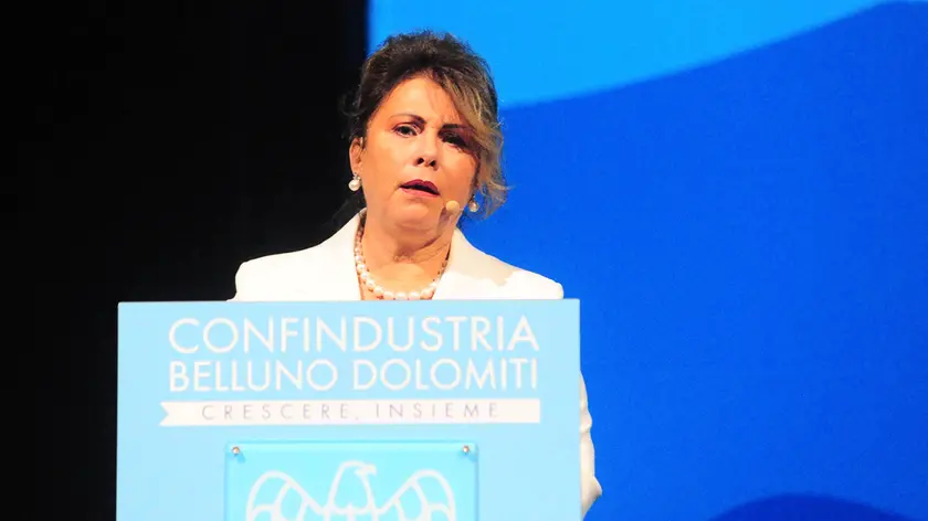 Lorraine Berton, presidente di Confindustria Belluno Dolomiti