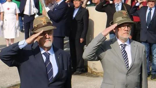 Stefano Mariech (a sinistra) con il presidente nazionale Sebastiano Favero