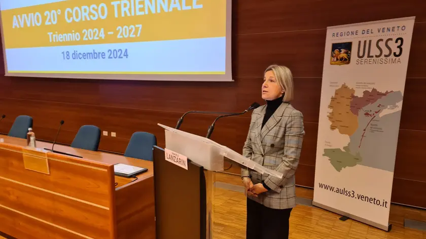 L'assessore Lanzarin durante il suo intervento